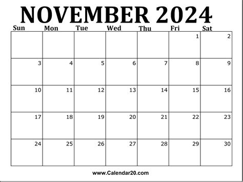 November 20, 2024 .
